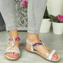 RYLI Silver Summer Bling Strappy Sandals