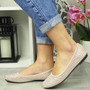 NADJA Nude Ballerina Loafer Work Shoes