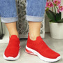NATASCHA Red Sock Plimsole Shoes
