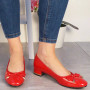 VINA Red Court Work Mid Heel Shoes 