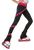 ChloeNoel P636F Spiral Light Weight Fleece Figure Skating Pants  with matching Swarovski crystals 3rd view