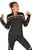 ChloeNoel J618F 2-Tone Piping Light Weight Fleece Figure Skating Jacket with matching Swarovski crystals