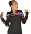 ChloeNoel J618F 2-Tone Piping Light Weight Fleece Figure Skating Jacket with matching Swarovski crystals