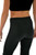 ChloeNoel P22 All Black 3Inch Waist Band Skate Figure Skating Pants 5th view ChloeNoel P22 All Black 3Inch Waist Band Skate Figure Skating Pants 5th view