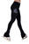 ChloeNoel P22 All Black 3Inch Waist Band Skate Figure Skating Pants 8th view ChloeNoel P22 All Black 3Inch Waist Band Skate Figure Skating Pants 8th view
