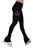 ChloeNoel P22 All Black 3Inch Waist Band Skate Figure Skating Pants 9th view ChloeNoel P22 All Black 3Inch Waist Band Skate Figure Skating Pants 9th view