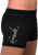 S02 Black Shorts w/Contrast Cuff and Jump Skater Crystals
