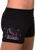 S02 Black Shorts w/Contrast Cuff and Skate/Fuchsia Snowflakes Crystals S02 Black Shorts w/Contrast Cuff and Skate/Fuchsia Snowflakes Crystals