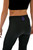 P22 All Black 3Inch Waist Band Skate Figure Skating Pants with Crystals Color Block P22 All Black 3Inch Waist Band Skate Figure Skating Pants with Crystals Color Block