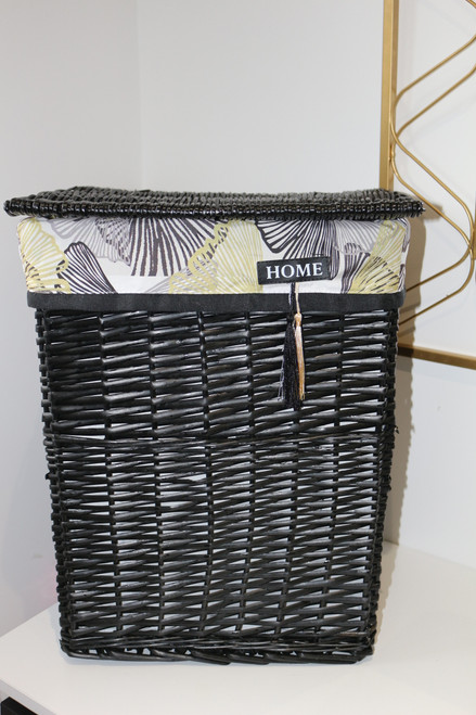 Panier a linge noir
