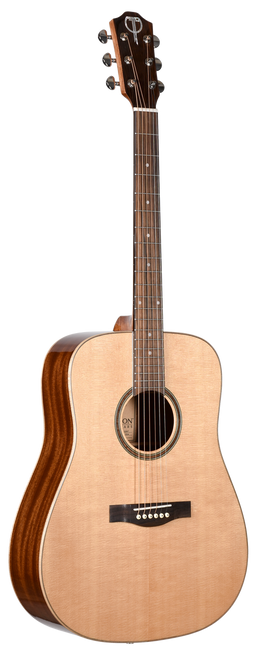 Teton STS100NT Acoustic Dreadnought. Solid Spruce Top, Mahogany Back/Sides, Open Pore, Natural