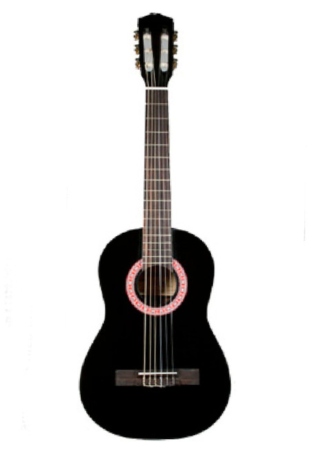 Tanara TC12BK 1/2 Size Classical Guitar Black