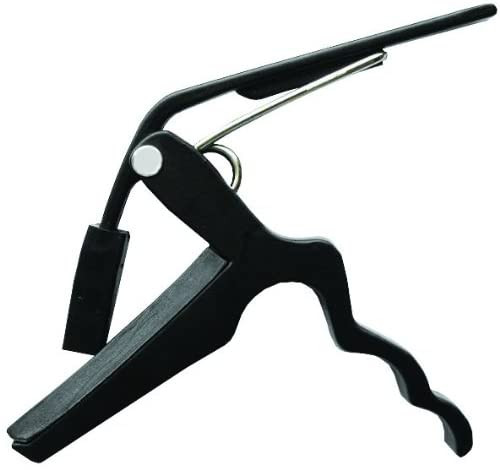 Stage Mate CC-101 Trigger Style Capo With Padded Handle, Black