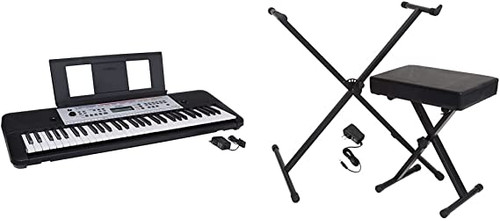 Yamaha YPT260 61-Key Portable Keyboard Bundle