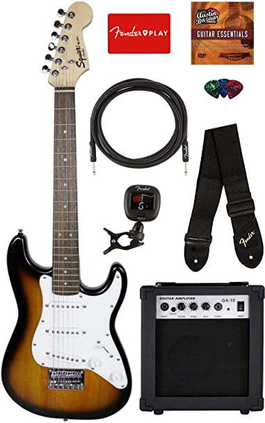 Fender Squier Electric Guitar Bundle 3/4 SIZE