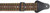 Fort Bryan WS-21 2” Nylon Hootenanny Strap W/Deluxe Leather Ends Orange & Yellow