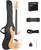 GLARRY Full Size Electric Bass Guitar Beginner Starter Kit