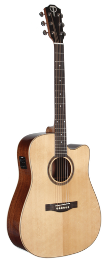 Teton STS100CENT Acoustic Dreadnought. Solid Spruce Top, Mahogany Back/Sides, Fishman Sonitone Electronics, Satin