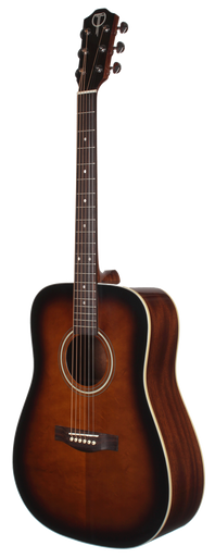 Teton STS100DVS Acoustic Dreadnought. Solid Spruce Top, Mahogany Back/Sides, Open Pore, Dark Vintage Sunburst