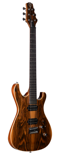 Teton R1660ZI Solid Body Electric, Ziricote Top, Mahogany Body, 5 Piece Tung Oil Neck, Ceramic 8 Humbuckers, Locking Tuning Machines, 7-String Comes With Case