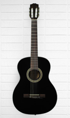 Tanara TSC100BK Full Size Classical Guitar Black