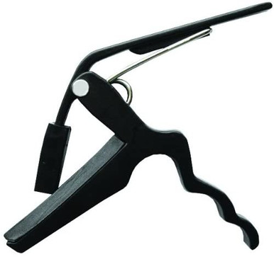 Stage Mate CC-101 Trigger Style Capo With Padded Handle, Black