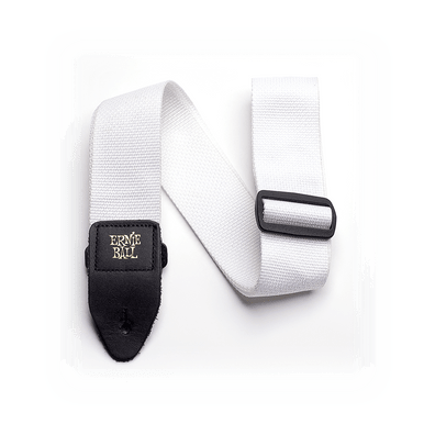 Ernie Ball B4036 Polypro Guitar Strap, White