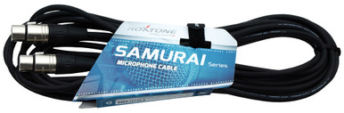Roxtone RTMS50L Samurai Series 50â€™ Microphone Cable Lo-Z