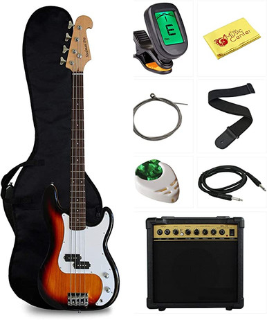 Stedman Pro Beginner Series Bass Guitar Bundle