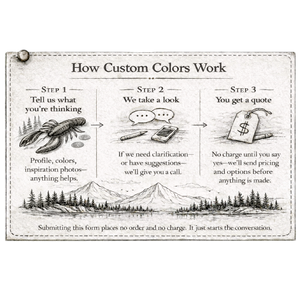 Custom order form instructions