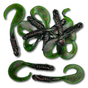 So Good Baits 5" Hand Poured "Single Tail Grub" Soft Plastic Bait