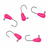 Jiggin' Johnsons' Ice Jig, Various Colors Pink