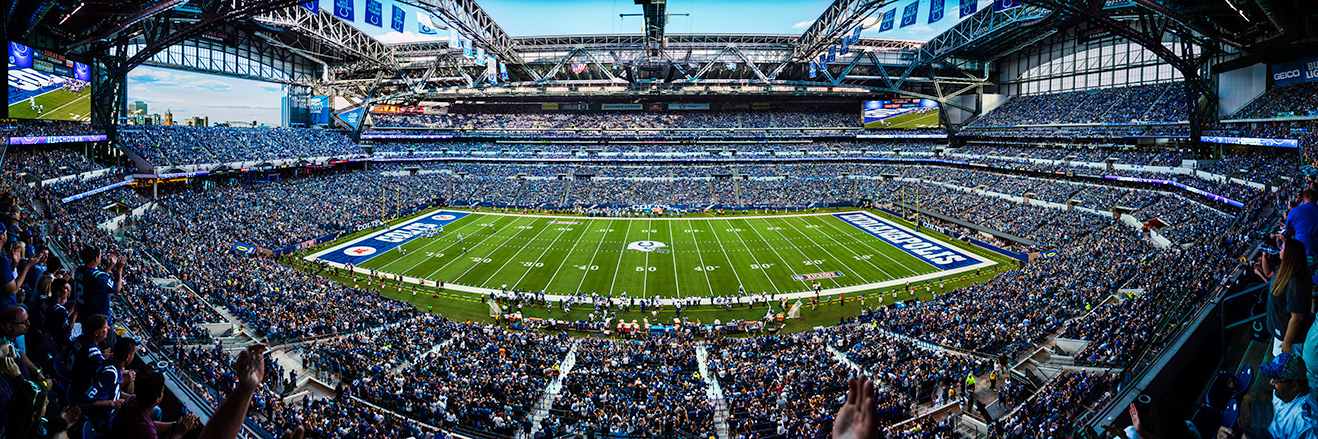 Indianapolis Colts Panoramic Poster - NFL Wall Decor