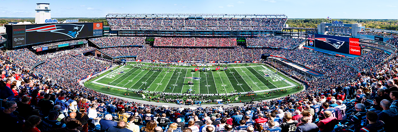 New England Patriots Oversized Panorama - Gillette Stadium