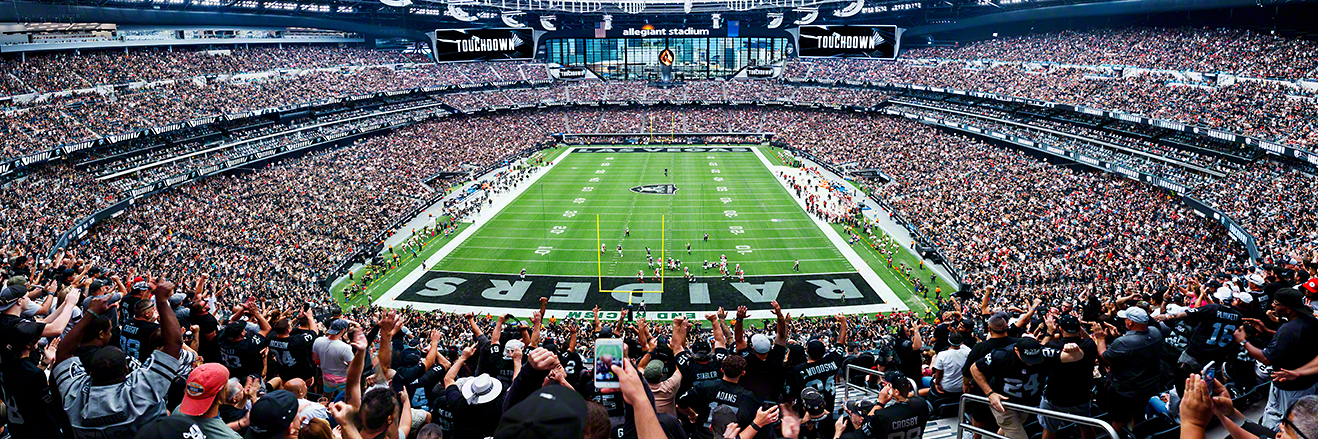 Las Vegas Raiders Oversized Panoramic Picture - Allegiant Stadium