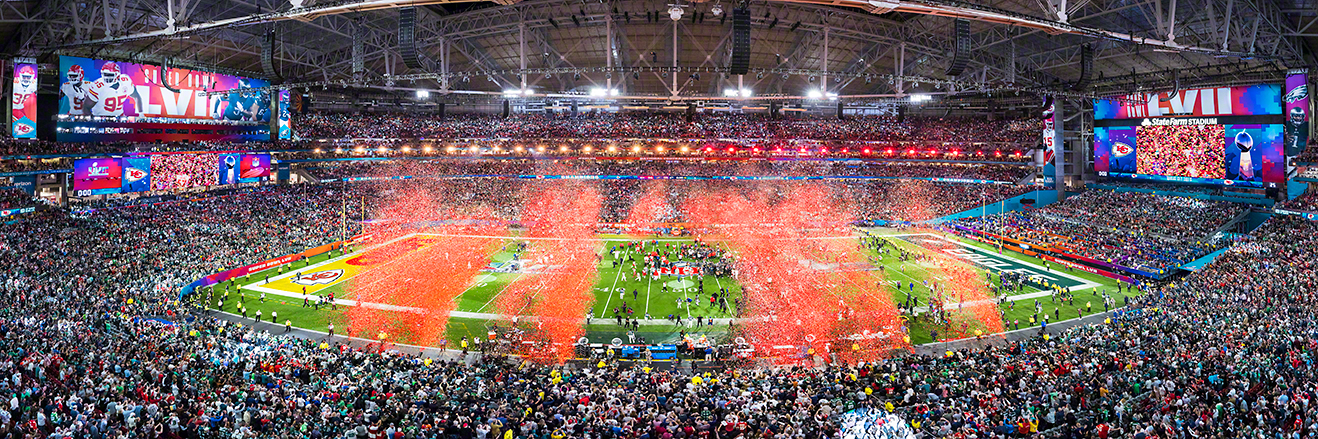 PHOTOS: State Farm Stadium Super Bowl Decor