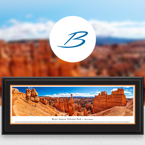 Bryce Canyon National Park Scenic Landscape Panoramic Wall Art