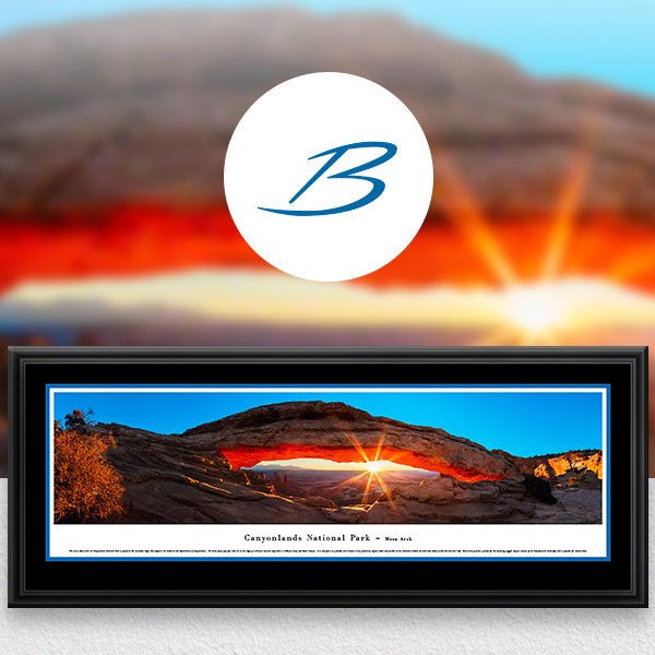 Canyonlands National Park Scenic Landscape Panoramic Wall Art