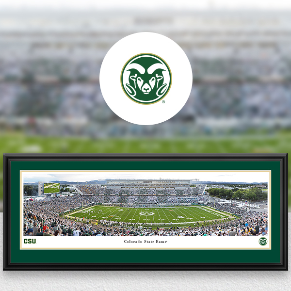 Colorado State Rams Panoramic Posters and Fan Cave Decor