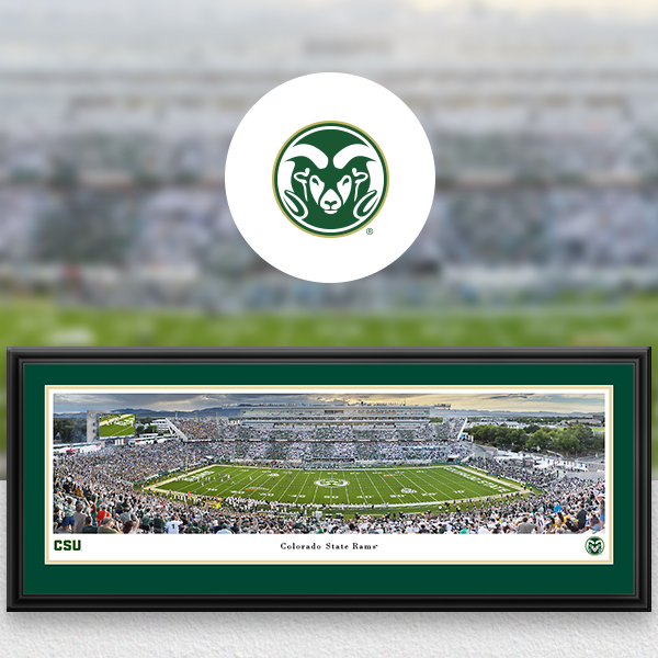 Colorado State Rams Panoramic Posters and Fan Cave Decor
