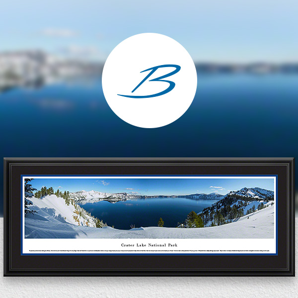Crater Lake National Park Scenic Landscape Panoramic Wall Art
