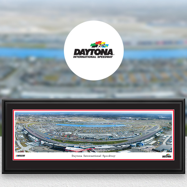 Daytona International Speedway NASCAR Panoramic Posters and Fan Cave Decor