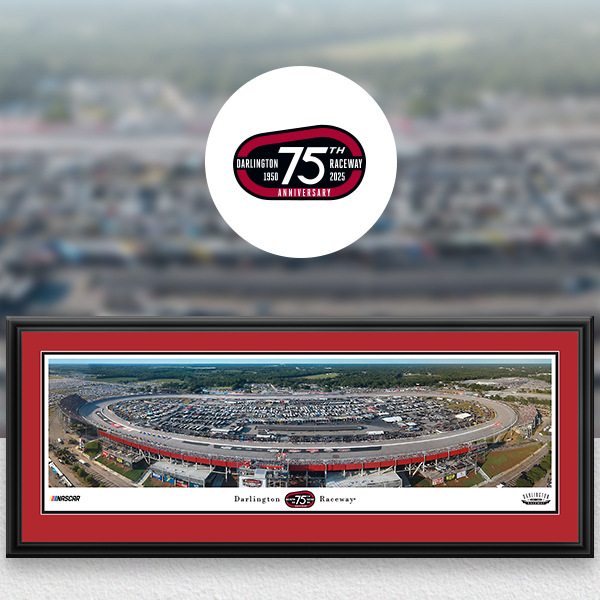 Darlington Raceway NASCAR Panoramic Posters and Fan Cave Decor