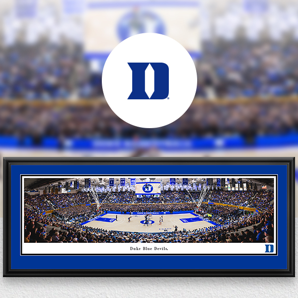 Duke Blue Devils Panoramic Posters and Fan Cave Decor