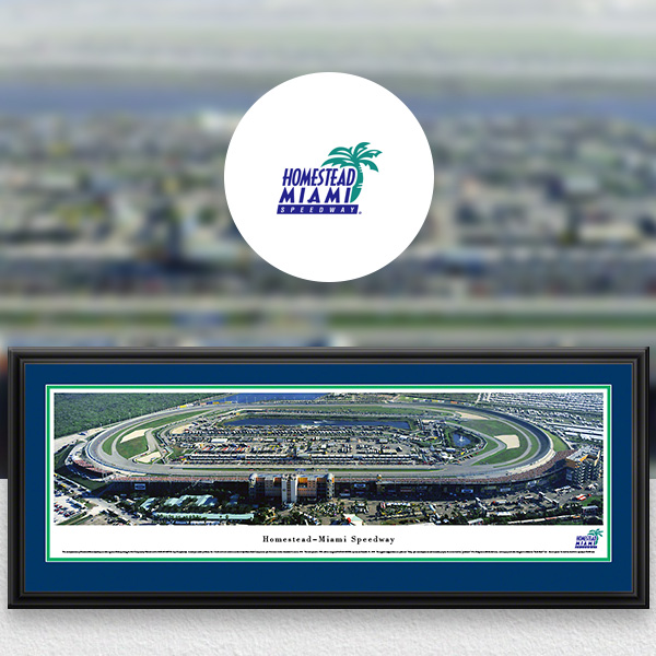 Homestead-Miami Speedway NASCAR Panoramic Posters and Fan Cave Decor