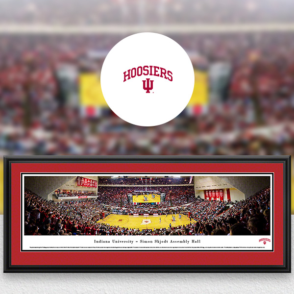 Indiana Hoosiers Panoramic Posters and Fan Cave Decor