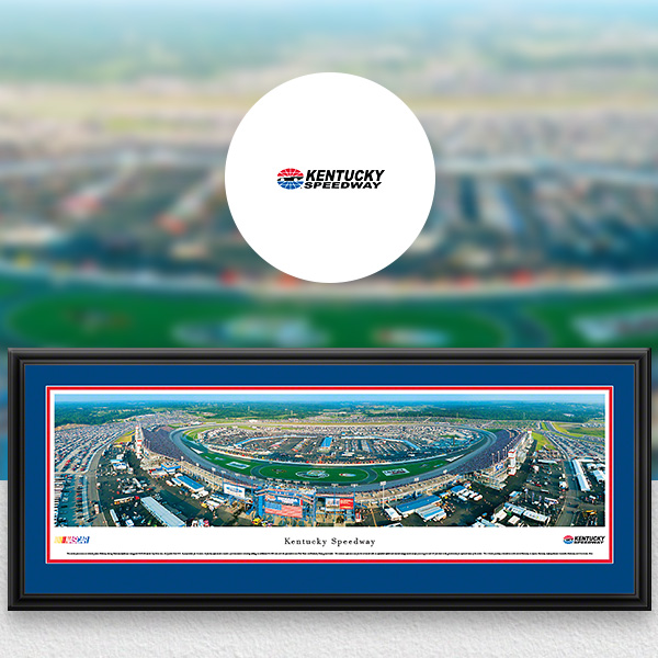 Kentucky Speedway NASCAR Panoramic Posters and Fan Cave Decor