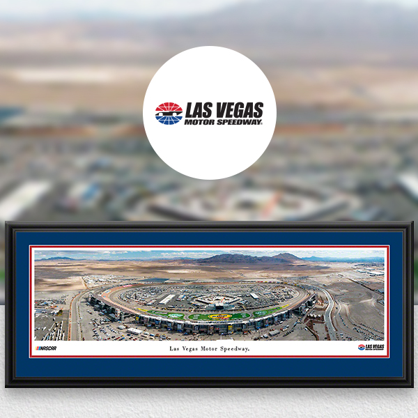 Las Vegas Motor Speedway NASCAR Panoramic Posters and Fan Cave Decor