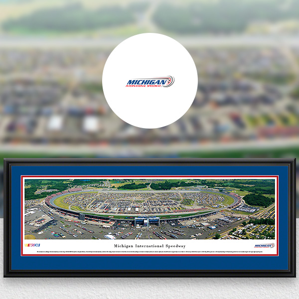 Michigan International Speedway NASCAR Panoramic Posters and Fan Cave Decor