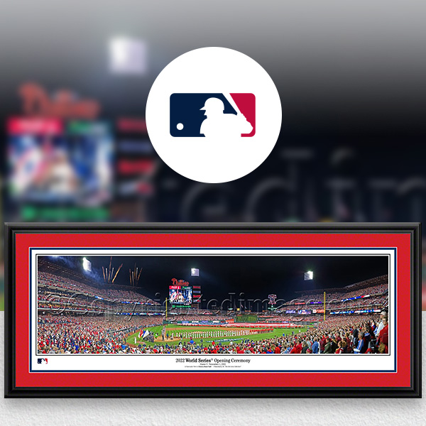 Boston Red Sox Panoramic Poster - 2018 World Series Opening Ceremony